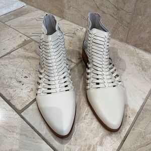 Treasure & Bond Hattie Weaved Leather Bootie